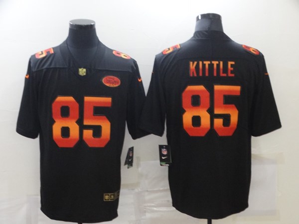 Men's San Francisco 49ers #85 George Kittle Black NFL 2020 Fashion Limited Stitched Jersey